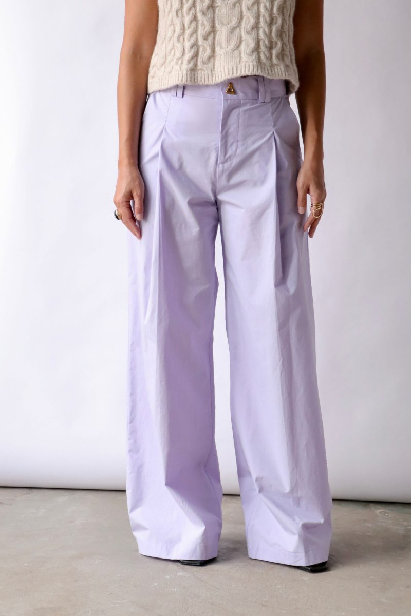 aeron wellen wide leg pants in lilac bottoms aeron 402716