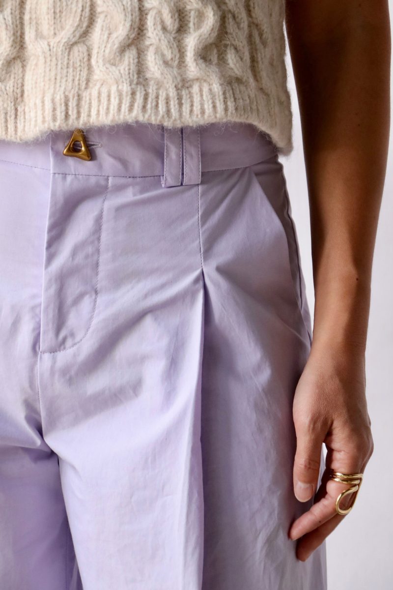 aeron wellen wide leg pants in lilac bottoms aeron 874807