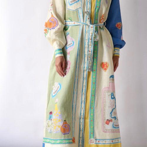 alemais elixir shirtdress in multi dresses alemais 670437