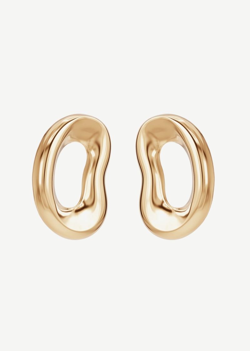 charlotte chesnais shima earrings in vermeil jewelry charlotte chesnais 260889