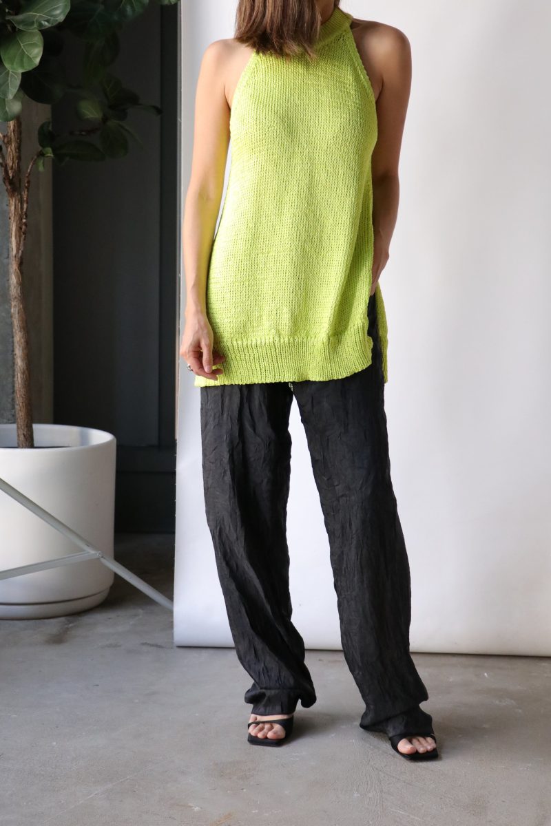 christian wijnants kuhra top in lime tops blouses christian wijnants 242251