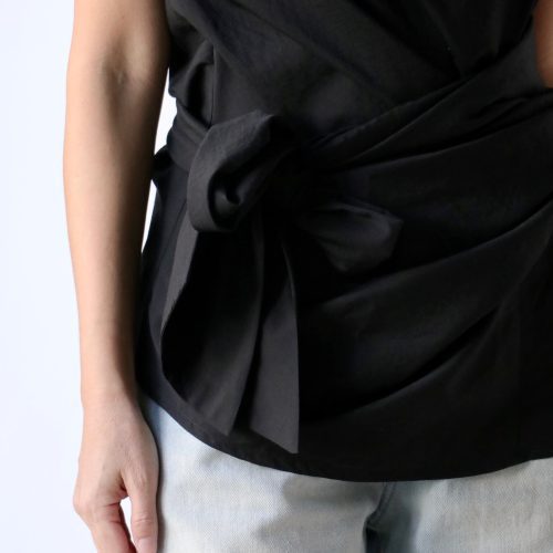 christian wijnants tefo strapped top in black tops blouses christian wijnants 842810