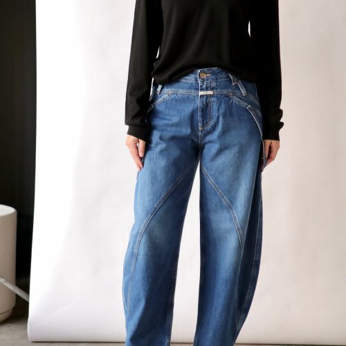 closed forti x denim in mid blue bottoms closed 420819