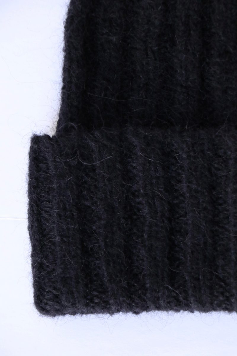 cordera baby alpaca beanie in black accessories cordera 205717