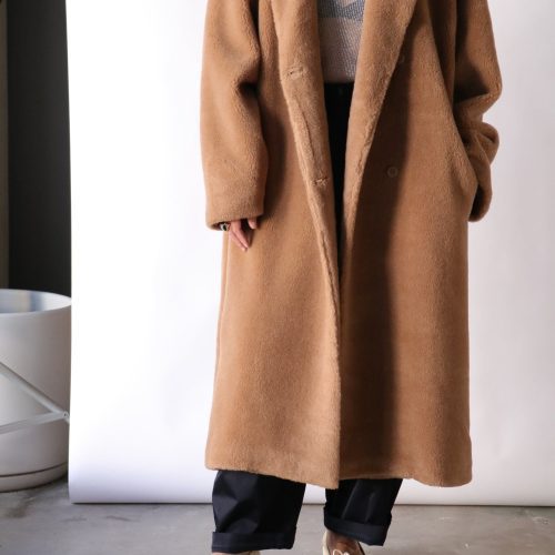 cordera shearling camel coat in camel outerwear cordera 497310