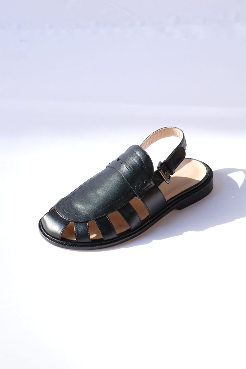 cordera slingback loafers in black shoes cordera 355416