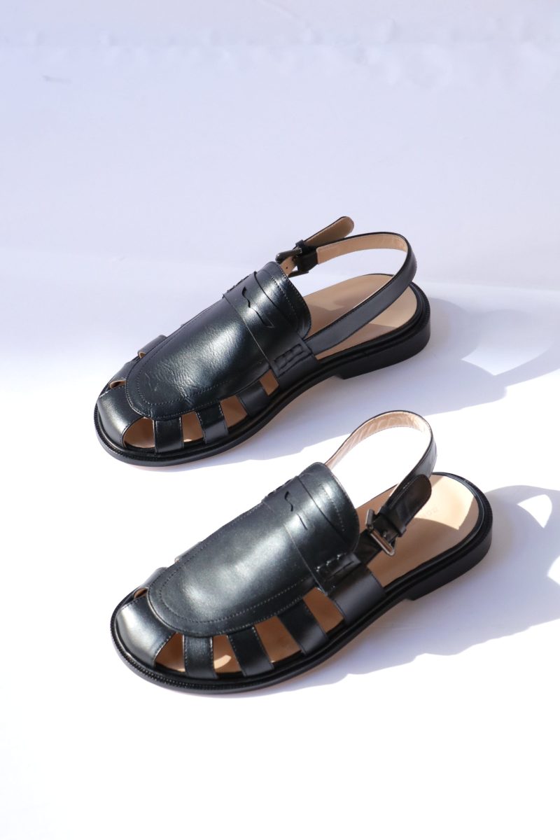 cordera slingback loafers in black shoes cordera 385157