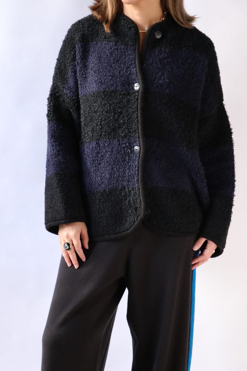 cordera teddy jacket in bicolor outerwear cordera 250463