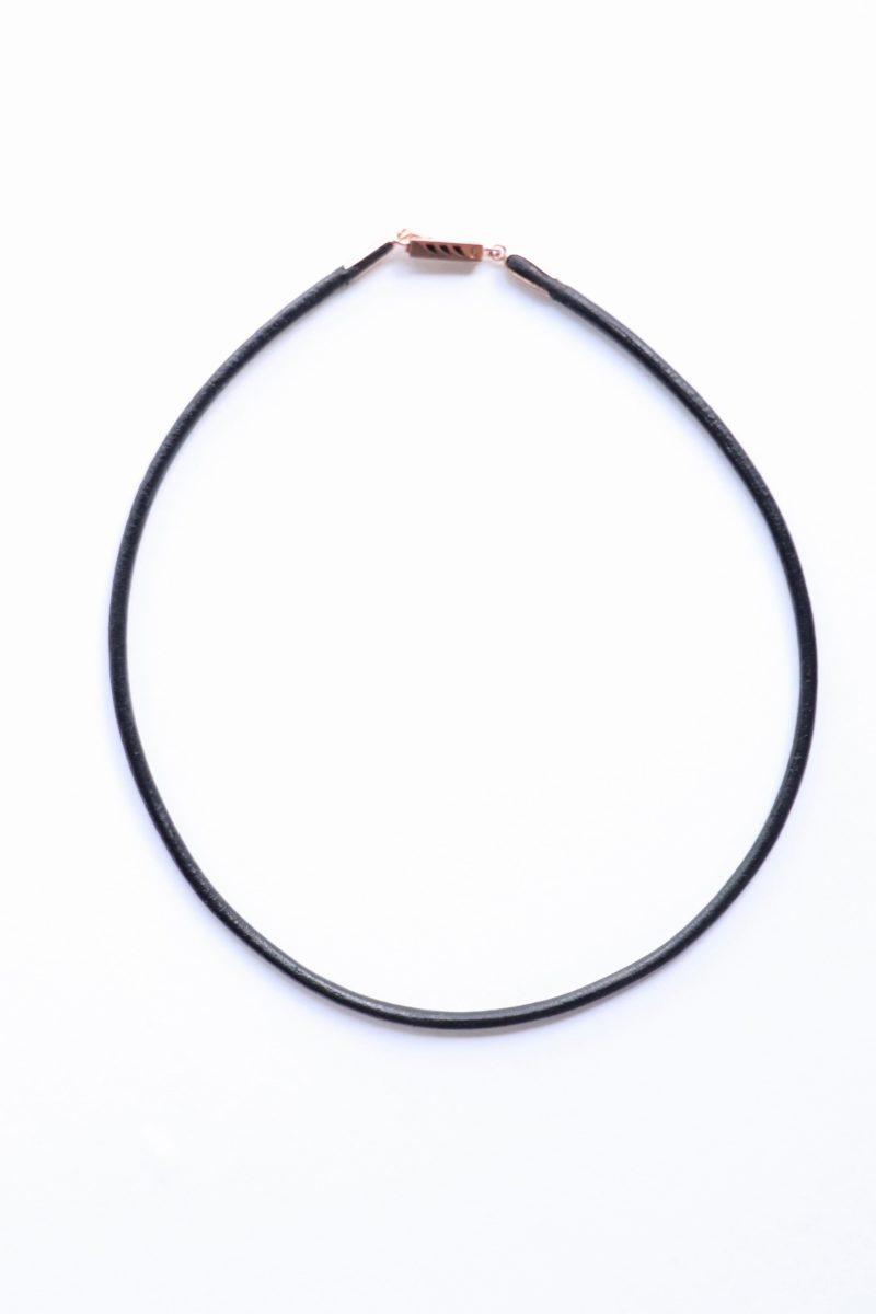 dezso black leather cord with gold clasp jewelry dezso 961218