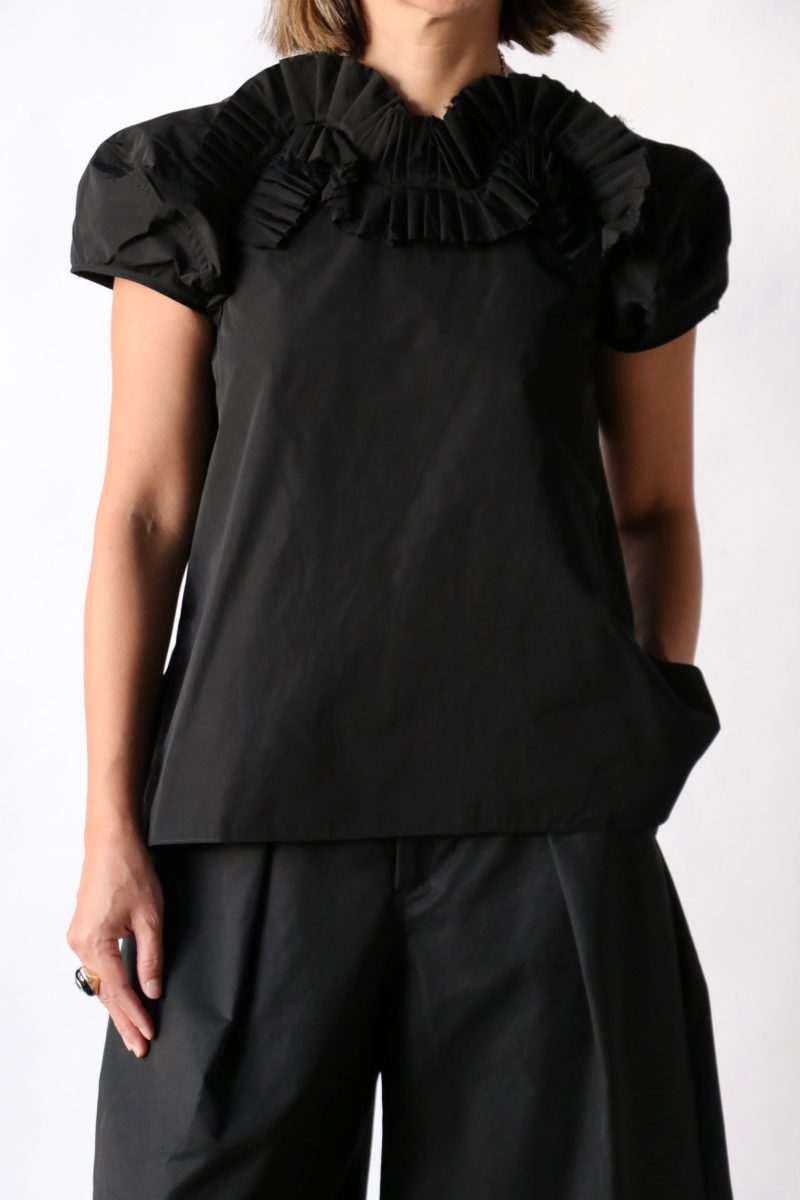 fabiana pigna perla blouse in onyx tops blouses fabiana pigna 990686