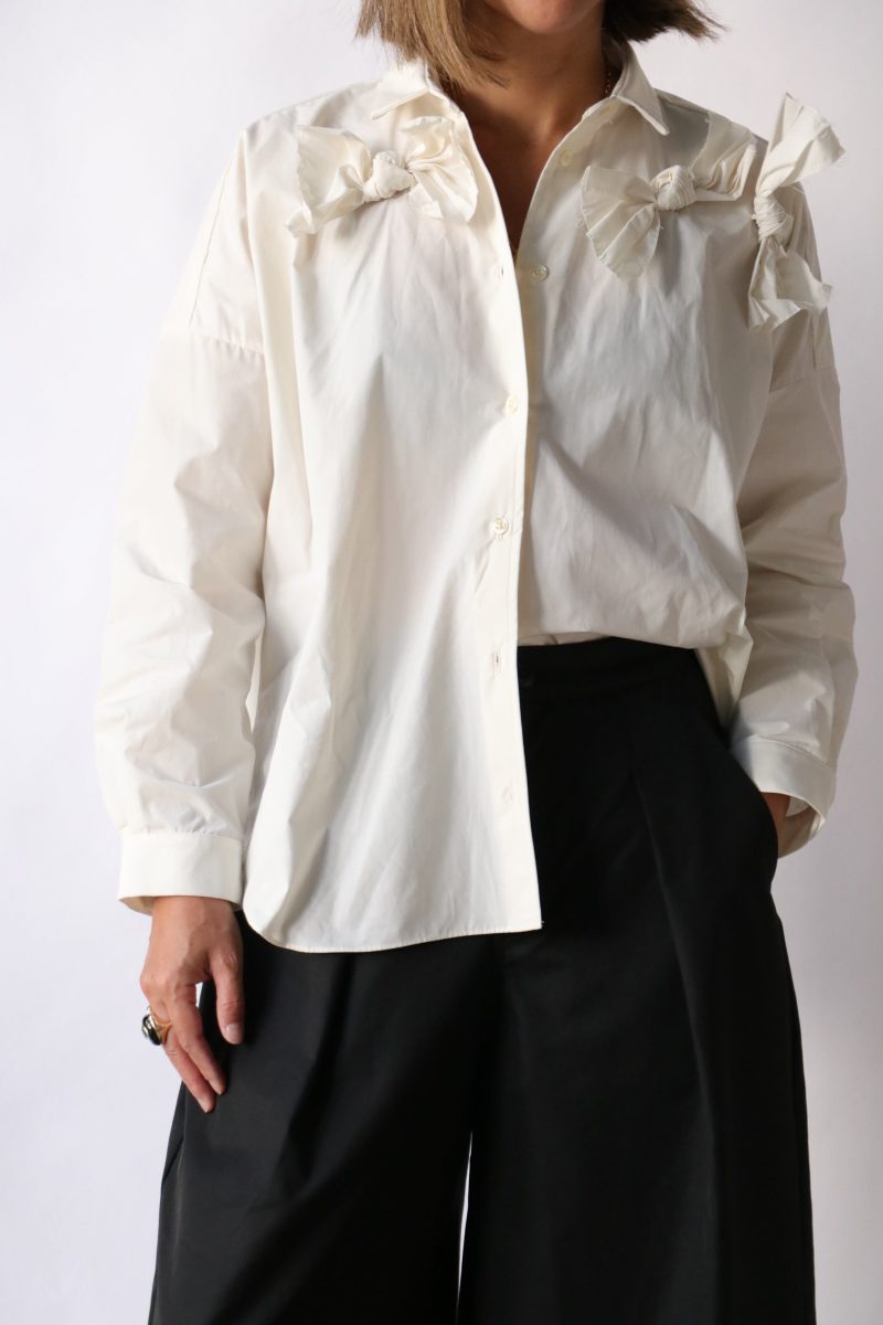 fabiana pigna ybarra blouse in chalk tops blouses fabiana pigna 206969