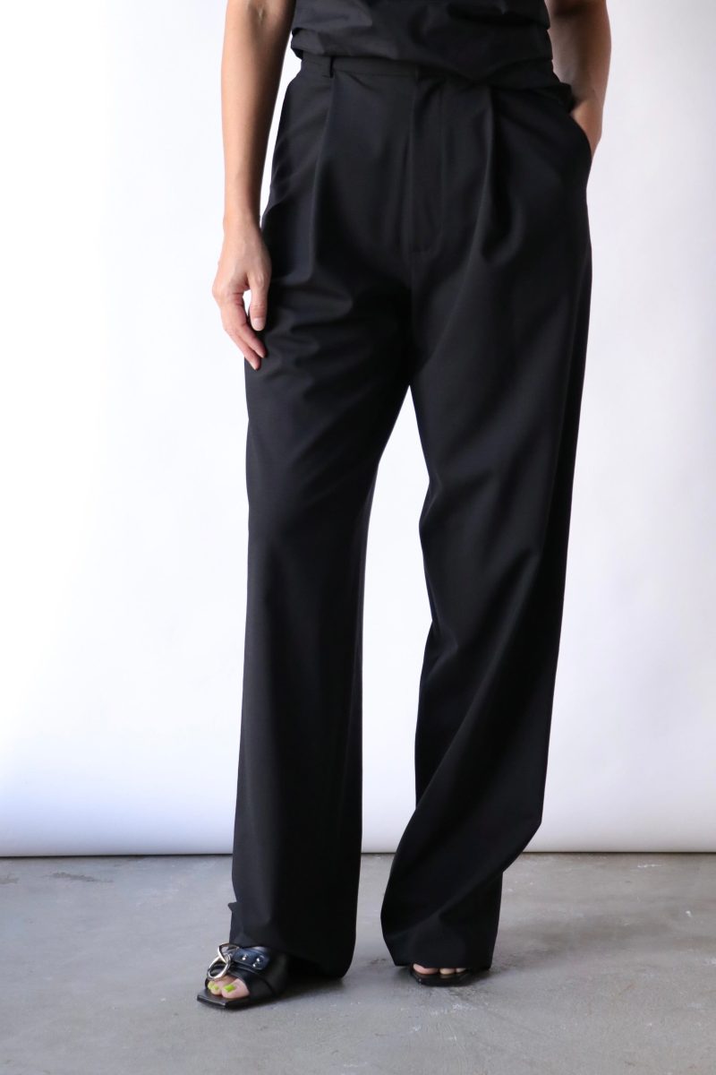 gauchere pants in black bottoms gauchere 431110