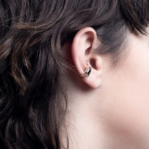 hirotaka bird of paradise onyx ear cuff jewelry hirotaka 216022