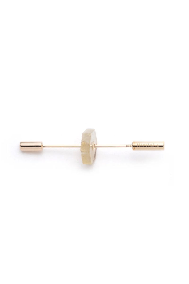 hirotaka short spear rutile earring jewelry hirotaka 664760