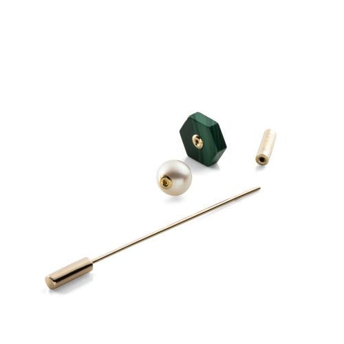 hirotaka spear pearl malachite earring jewelry hirotaka 413289