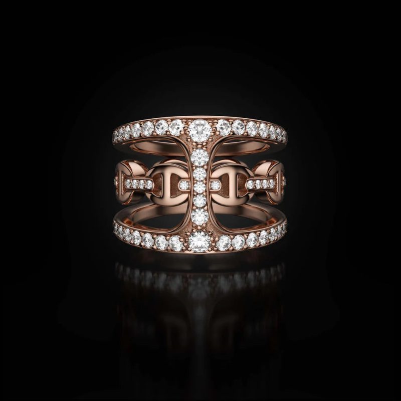 hoorsenbuhs dame phantom clique w white diamonds ring jewelry hoorsenbuhs 521181