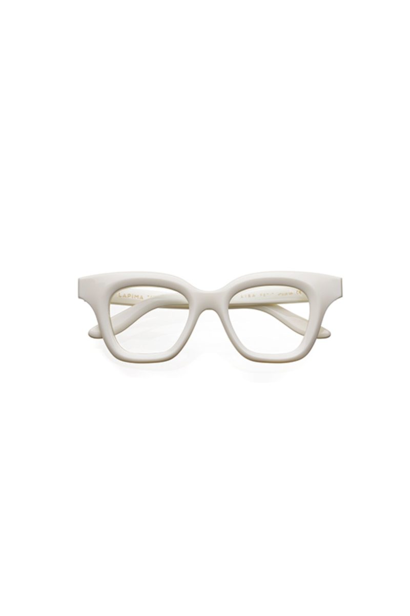 lapima lisa petite optical in off white demo lenses accessories lapima 647278