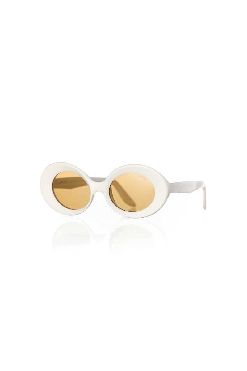 lapima madalena sunglasses in natural white vintage accessories lapima 166578