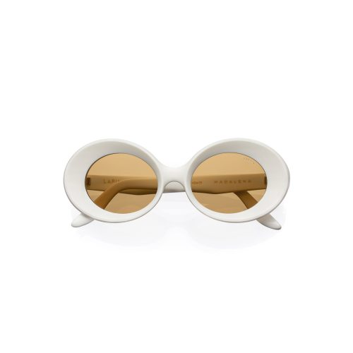 lapima madalena sunglasses in natural white vintage accessories lapima 386454