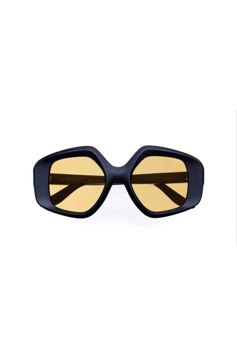 lapima stella sunglasses in natural black vintage accessories lapima 292779