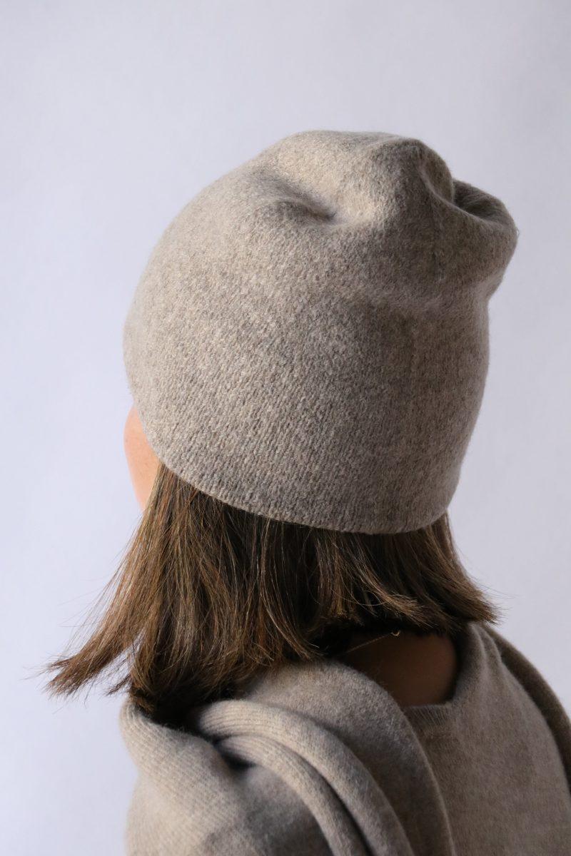 lauren manoogian double beanie in dust accessories lauren manoogian 109413