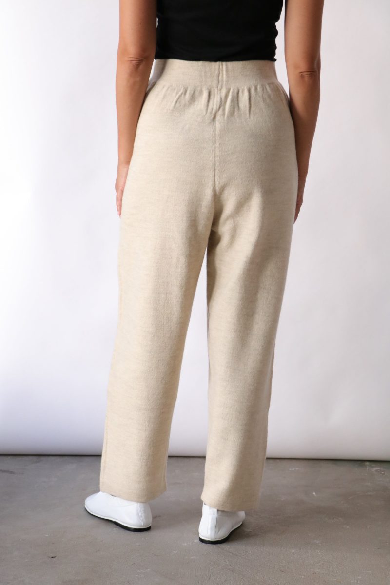 lauren manoogian trouser in ecru bottoms lauren manoogian 428152