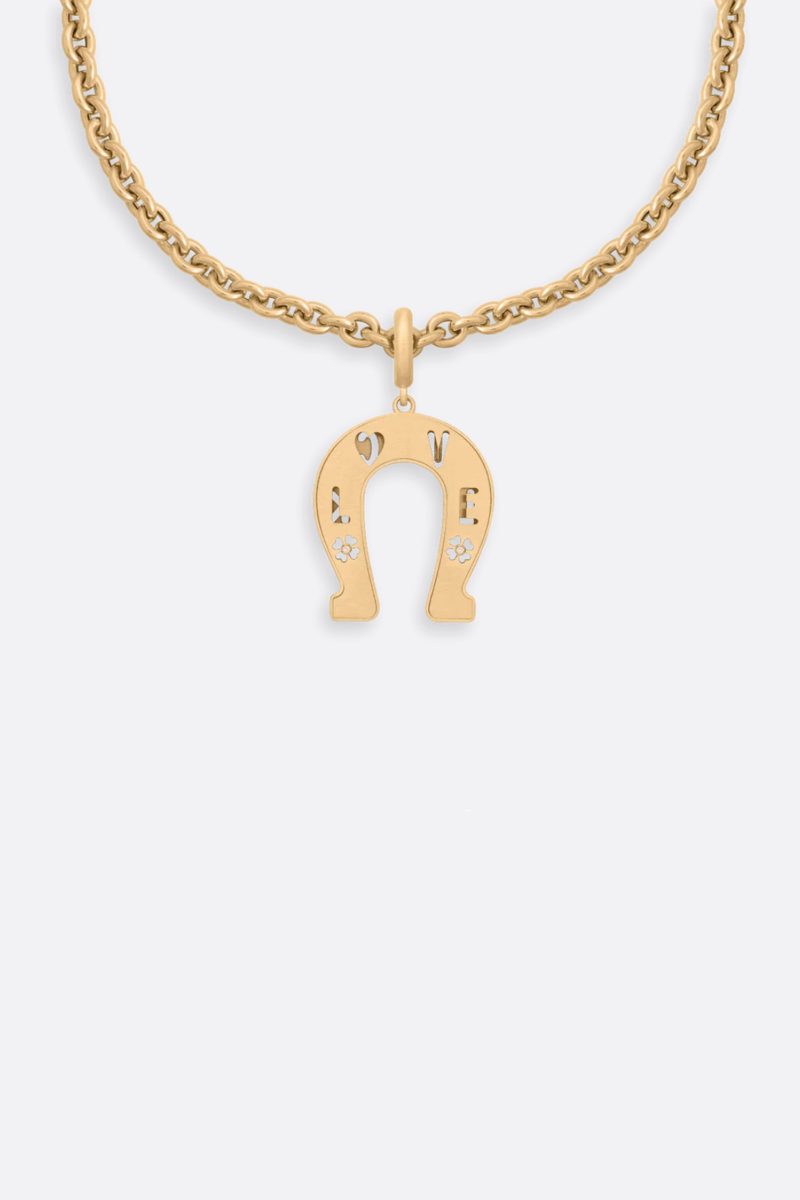 lauren rubinski bruno brushed yellow gold horseshoe pendant jewelry lauren rubinski 866005