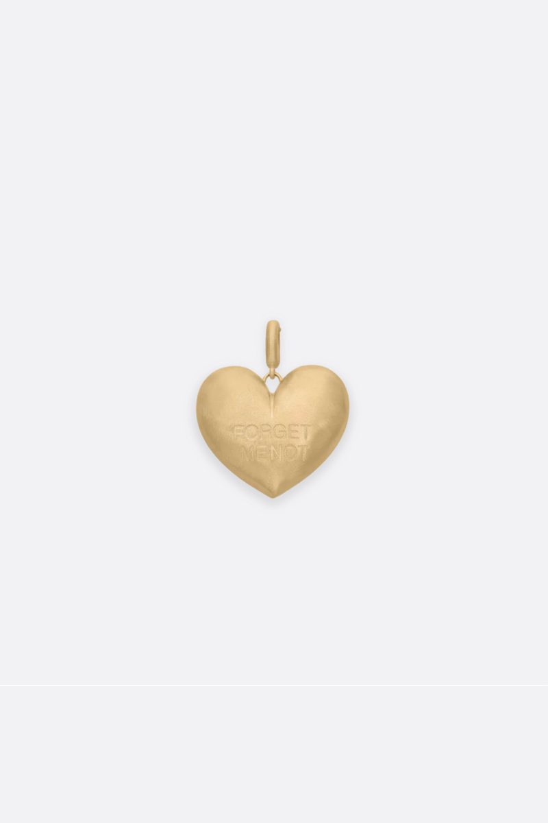 lauren rubinski paulette brushed yellow gold baby forget me not heart pendant jewelry lauren rubinski 839598