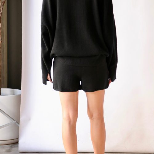 loulou studio toran shorts in black bottoms loulou studio 481967