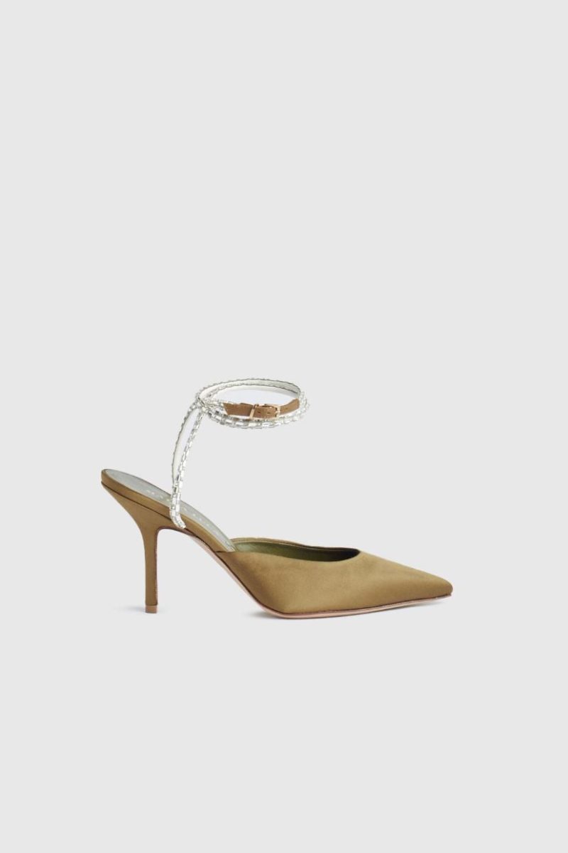 maria luca giuditta pointy slingback in curry shoes maria luca 458753