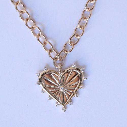 marlo laz spiked heart coin necklace jewelry marlo laz 281892