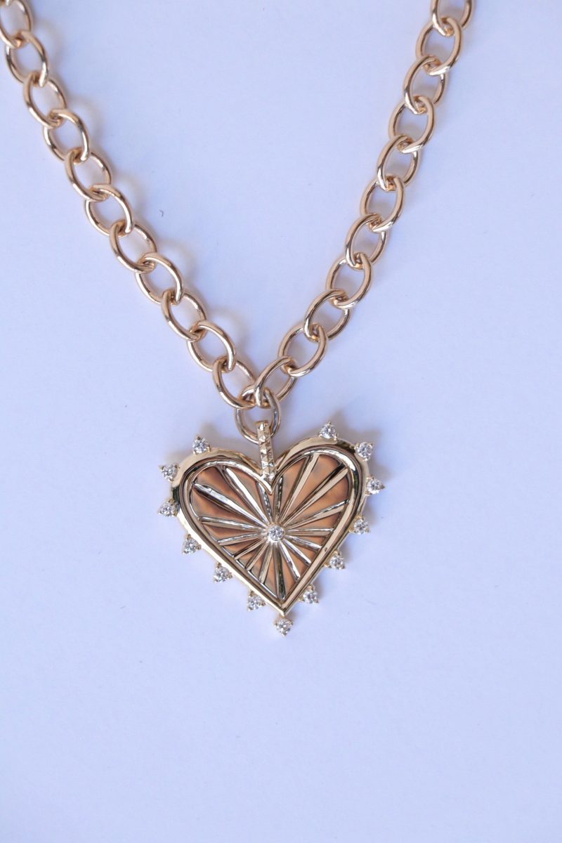 marlo laz spiked heart coin necklace jewelry marlo laz 281892