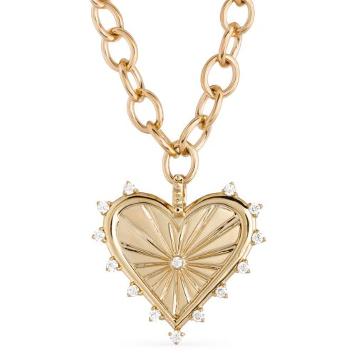 marlo laz spiked heart coin necklace jewelry marlo laz 411717