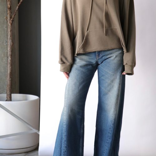 mm6 maison margiela 5 pocket denim trousers in blue bottoms mm6 maison margiela 176618