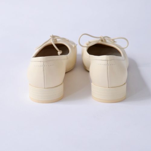 mm6 maison margiela anatomic ballerinas in cream shoes mm6 maison margiela 530689