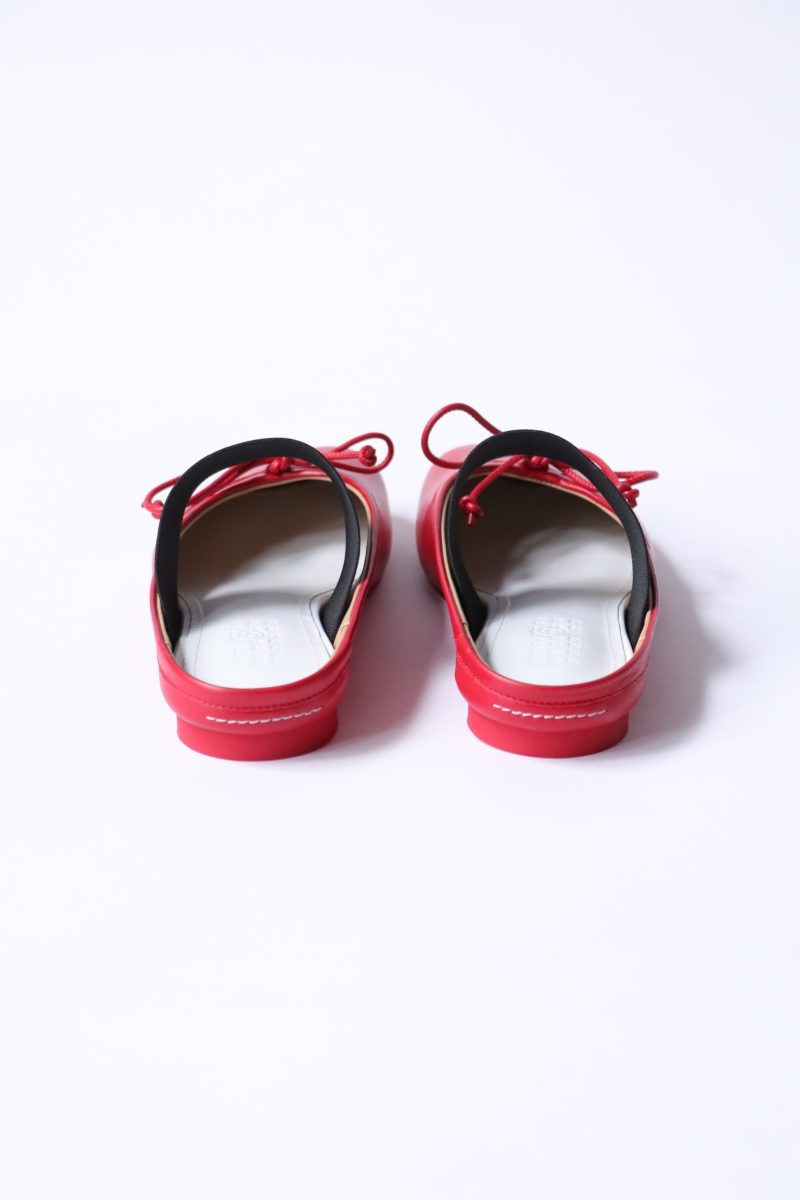 mm6 maison margiela anatomic slip on ballerinas in red shoes mm6 maison margiela 566752