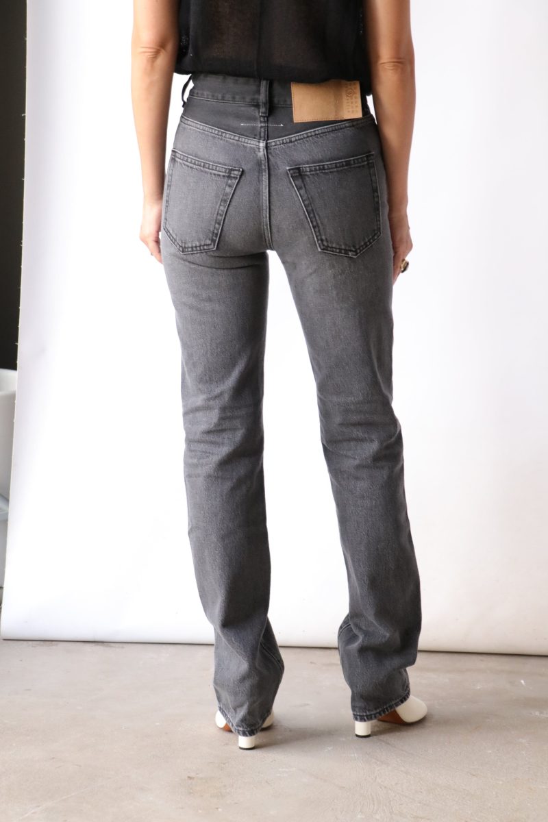 mm6 maison margiela pants 5 pockets in grey bottoms mm6 maison margiela 341138