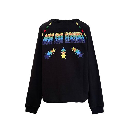 monoki blessed sweater in black sweatshirts monoki 414206