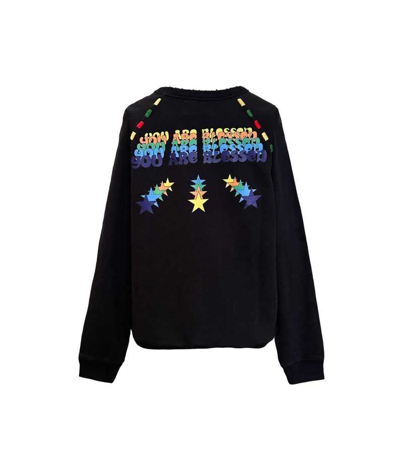 monoki blessed sweater in black sweatshirts monoki 414206