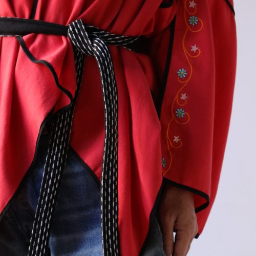 monoki lotus jacket in red outerwear monoki 123428