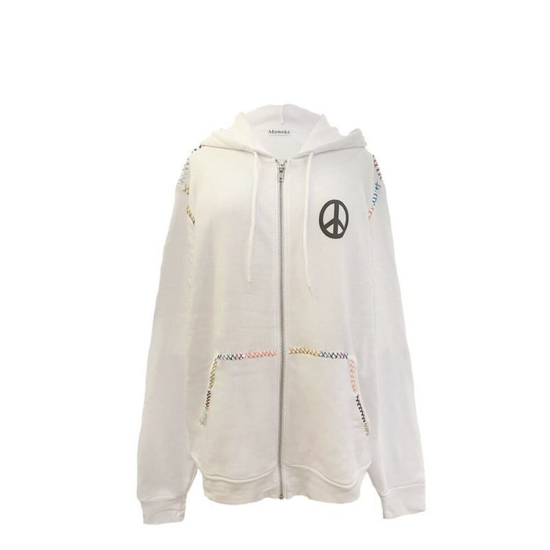 monoki tarot hoodie in white multi sweatshirts monoki 159757