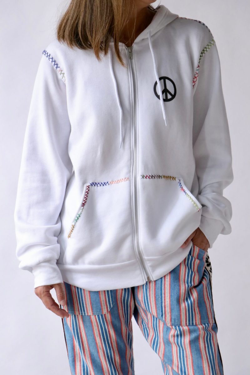 monoki tarot hoodie in white multi sweatshirts monoki 214875