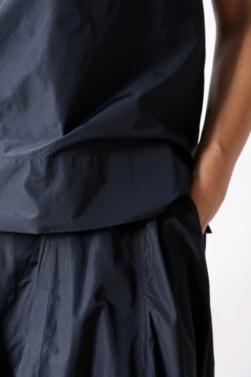 odeeh ultra light taffeta skirt in navy bottoms odeeh 122038