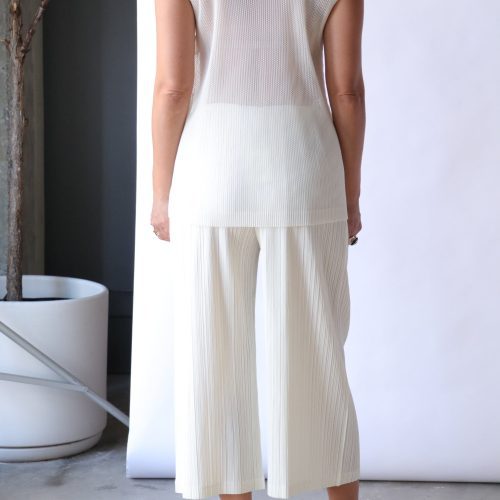 pleats please issey miyake tatami july in off white tops blouses pleats please by issey miyake 614545