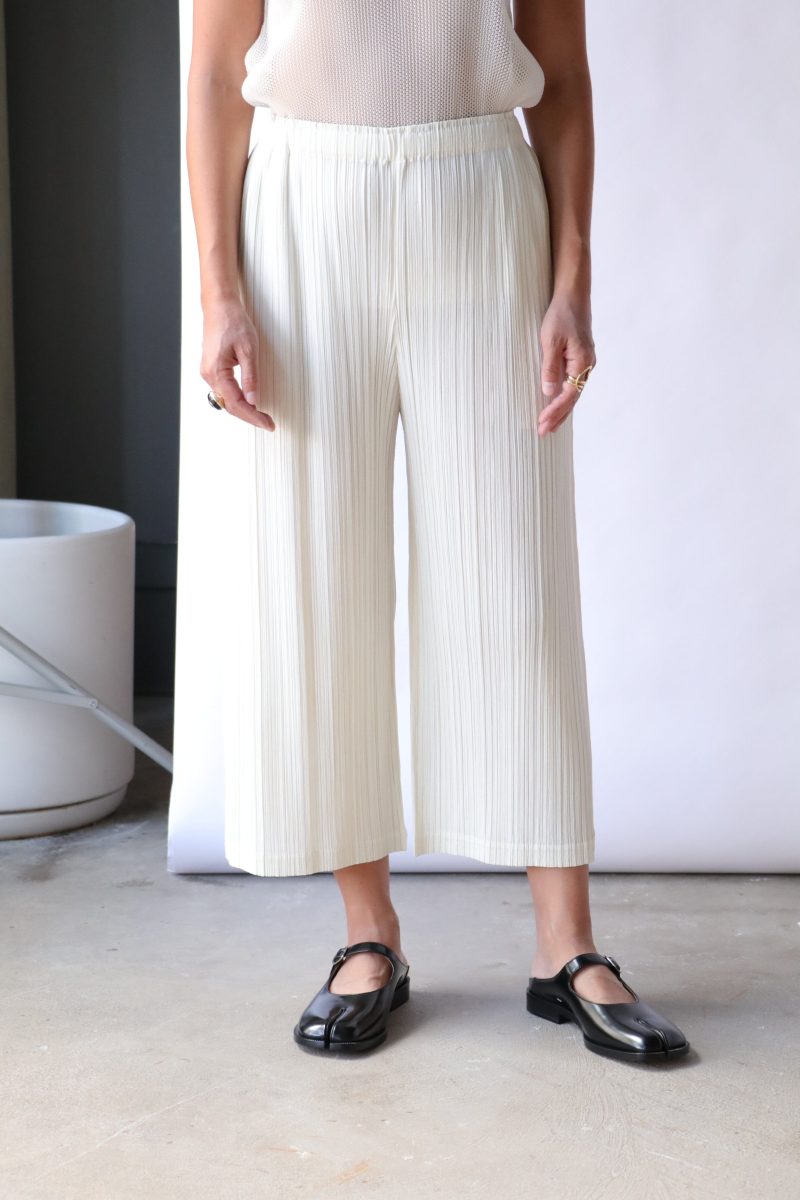 pleats please issey miyake thicker bottoms 1 off white bottoms pleats please by issey miyake 871487