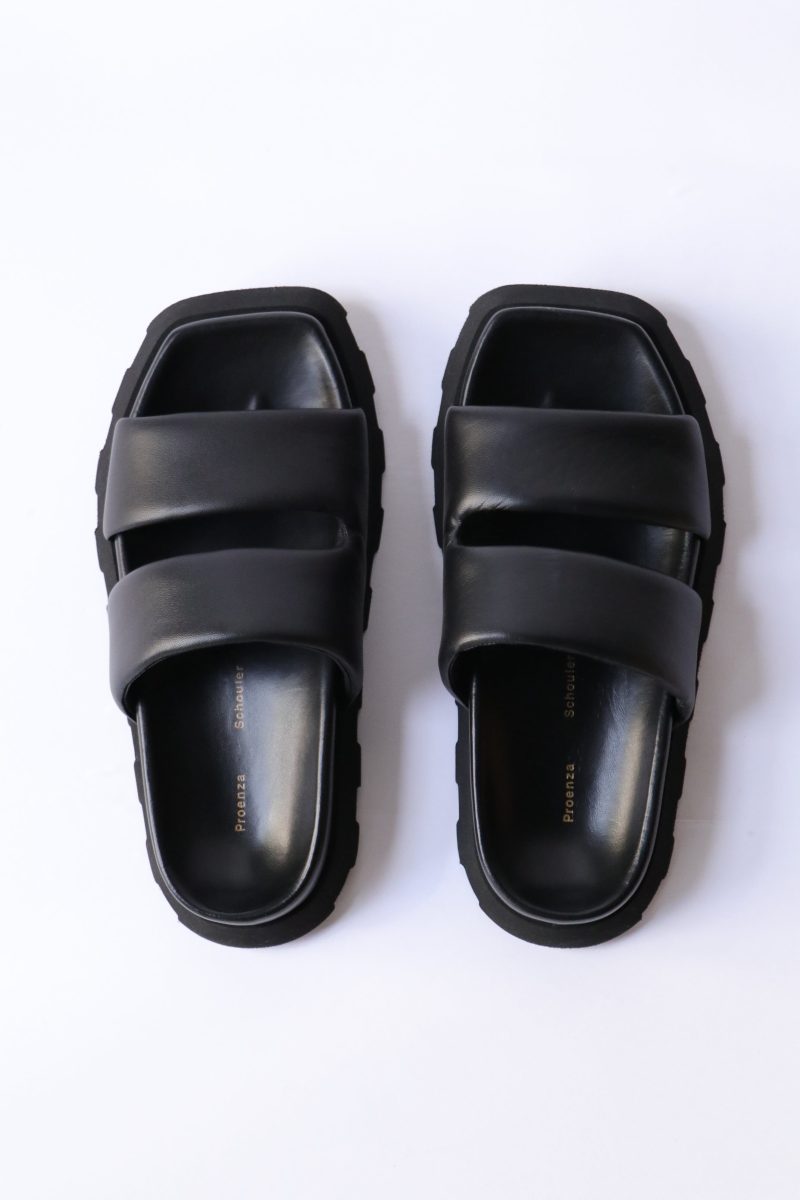 proenza schouler forma slide sandals in black shoes proenza schouler 710874