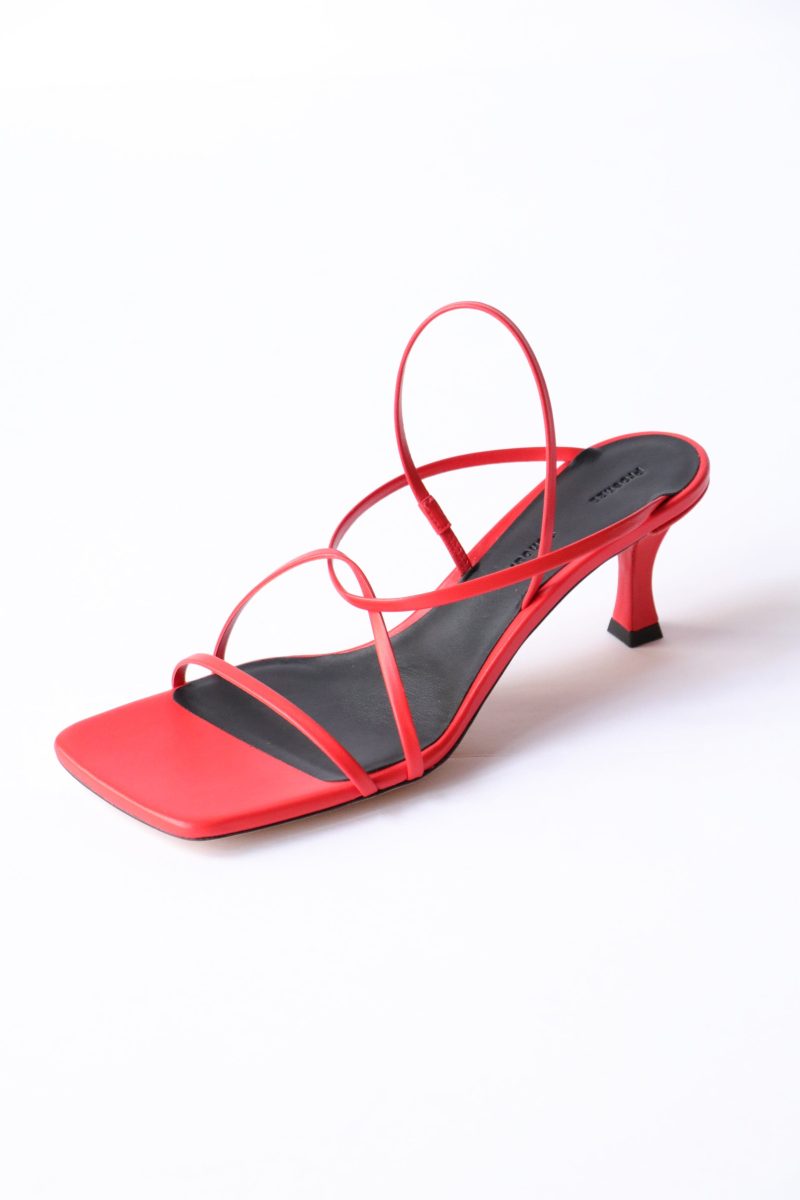 proenza schouler square strappy sandals in red shoes proenza schouler 482856