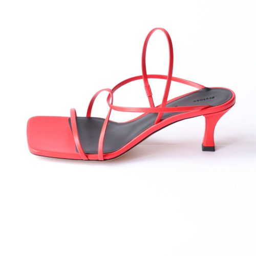 proenza schouler square strappy sandals in red shoes proenza schouler 555258