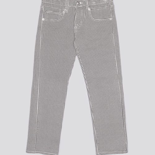 r13 boy straight in printed houndstooth bottoms r13 263385