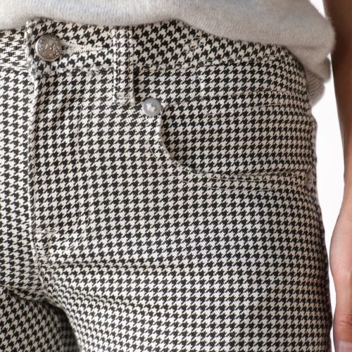 r13 boy straight in printed houndstooth bottoms r13 648800